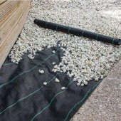 1x100m TABAN ÖRTÜSÜ SULZER KUMAŞ BLUEBERRY PEYZAJ UYGULAMA JÜT BİTKİ TABAN ÖRTÜSÜ MULCH  (SİYAH) - 2