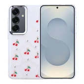 Samsung Galaxy S25 Kılıf Airbag Tasarımlı Simli Şeffaf Kutup Kapak thumbnail 3