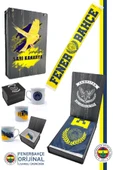 Fenerbahçe Orijinal Established 1907 Fenerbahçe Şal Atkı Seramik Kupa Set Kanarya Baskı Ahşap Kutu - 1