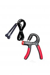 Delta 10-40Kg Sertlik Ayarlanabilir Dirençli El Yayı & Atlama İpi - 1