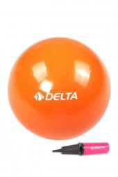 Delta 25 cm Turuncu Pilates Denge Egzersiz Topu + Pilates Topu Pompası - 1