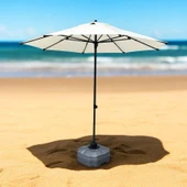 Alubrella Güneş Şemsiyeleri, Su Geçirmez 250/8 (YUVARLAK) - 3