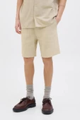 JACK JONES Erkek Krem Jogger Şort 12274758 - 1