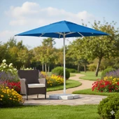 Prince Manuel Teleskopik Güneş Şemsiyesi 225/8 (YUVARLAK) thumbnail 3