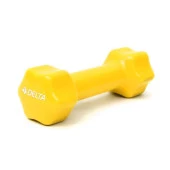 Delta 0,5 Kg x 1 Adet Deluxe Pvc Kaplama Sarı Demir Dambıl - 1