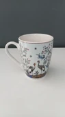 TANTİTONİ SIAKI DESENLİ AÇIK MAVİ PORSELEN KUPA 320 ML - 1