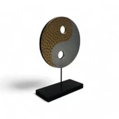 Ying Yang Gold Gümüş Ev Dekoru Küçük - 2
