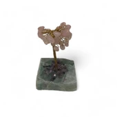 Mineral Altlı Pembe Kuvars Küçük Ağaç - 1