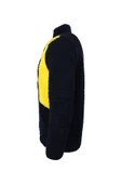 Fenerbahçe Orijinal Lisanslı Polar Sarı Lacivert  Kapüşonlu Sweat - 2