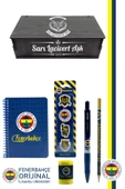 Fenerbahçe Orijinal Lisanslı Kalem Kalemtraş Bloknot Silgi Hediyelik Set - 1