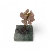 Mineral Altlı Pembe Kuvars Küçük Ağaç - 2