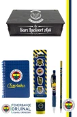 Fenerbahçe Orijinal Lisanslı Kalem Kalemtraş Bloknot Silgi Hediyelik Set - 1