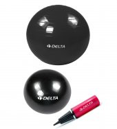 Delta 65 cm Pilates Topu 25 cm Mini Denge Topu Ve Pompası Seti - 1