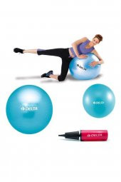 Delta 55 cm Pilates Topu 25 cm Mini Denge Topu Ve Pompası Seti - 1