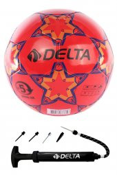 Delta Stapler 5 Numara Dikişli Futbol Topu + Top Pompası - 1