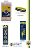 Fenerbahçe Orijinal Lisanslı Kalem Bileklik Kuru Boya Silgi Hediyelik Set - 2
