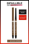 L'Oréal Paris Automatic Jel Infaillible Göz Kalemi - 12 Bronzed Espresso - 1