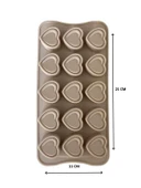 SİLİKON ÇİKOLATA KALIBI KALP 21-11 CM thumbnail 1