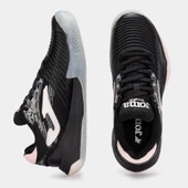 Joma Point Kadın Siyah Toprak & Sert Kort Tenis Ayakkabısı TPOILS2501AC - 4