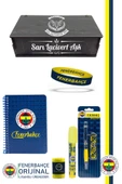 Fenerbahçe Orijinal Lisanslı Kalem Bileklik Bloknot Hediyelik Set - 1