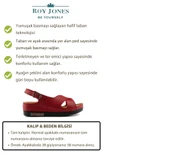 Roy Jones Kadın Ortopedik Şık Konfor Modeli Anatomik Rahat Taban Kısa Topuklu Günlük Sandalet Terlik - 3