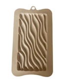 SİLİKON ÇİKOLATA KALIBI SU DALGA DESENLİ 21*11 CM - 2