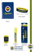 Fenerbahçe Orijinal Lisanslı Kalem Bileklik Bloknot Hediyelik Set - 2