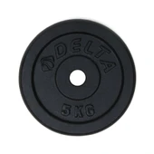 Delta 5 Kg x 2 Adet Siyah Döküm Plaka Çiftli Ağırlık Flanş - 1