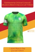 Galatasaray Orijinal Lisanslı Muslera Match Day Çocuk T-shirt + Bileklik Set Hediyelik Ahşap Kutulu - 2