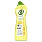 Cif Cleanboost Krem Yüzey Temizleyici Limon Kokulu Yağ ve Kireç Sökücü Leke Çıkarıcı 500 ml x 4 adet thumbnail 1