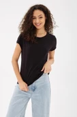 FASHION FRIENDS KADIN BİSİKLET YAKA T-SHİRT 25Y0933K1 - 9