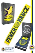 Fenerbahçe Orijinal Lisanslı Established 1907 Fenerbahçe Şal Atkı Kanarya Baskılı Ahşap Kutulu - 1