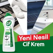 Cif  Krem Yüzey Temizleyici Amonyaklı Yağ Ve Kireç Sökücü Leke Çıkarıcı 500 ml x 4 adet - 7