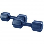 Delta 2 Kg x 2 Adet Köşeli Mavi Plastik Dambıl Ağırlık Seti - 1