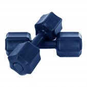 Delta 2 Kg x 2 Adet Köşeli Mavi Plastik Dambıl Ağırlık Seti - 3
