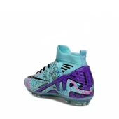 Laliga 565 Mavi Erkek Çocuk Çoraplı Krampon Ayakkabı - 7