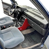 Renault Broadway R9/11 Spring Fairway Flash Torpido Orta Konsol Koruma Kırmızı Yan Kaplama Halısı - 5