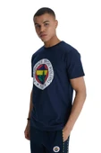 Fenerbahçe Orijinal Lisanslı Kabartma Logo Lacivert Tribün T-Shirt Hediyelik Ahşap Kutulu - 4