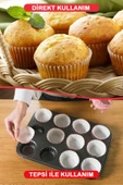 Mithra Life 100 Lü Renkli Muffin Cupcake Kâğıdı Mıt1137 - 3