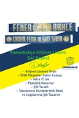 Fenerbahçe Orijinal Lisanslı Canım Feda Olsun Fenerbahçe Saten Şal Atkı - 2