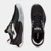 Joma Point Kadın Siyah Toprak Kort Tenis Ayakkabısı TPOILS2501C - 4