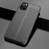 Apple iPhone 11 Pro Max Kılıf Zore Niss Deri Desenli Silikon - 2