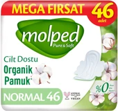 Molped Pure&Soft Hijyenik Ped Normal 138 (3PK*46) Adet Mega Pk - 3