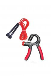 Delta 10-40Kg Sertlik Ayarlanabilir Dirençli El Yayı & Atlama İpi - 1