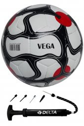 Delta Vega El Dikişli 4 Numara Dura-Strong Futbol Topu + Çok Fonksiyonlu Top Pompası İkili Set - 3