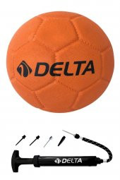 Delta Deluxe Kauçuk 1 Numara Hentbol Topu + Top Pompası - 1