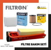 Peugeot 207 1.6 Vti Benzinli Filtre Bakım Seti Filtron - 1