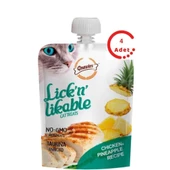 Gnawlers Kedi Ödülü Tavuk ve Ananas Aromalı 100 Gr x 4 Adet - 1