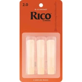 D\'Addario Woodwinds Rico RCA0320 Sib Klarnet Kamışı (3 lü) No:2 thumbnail 1