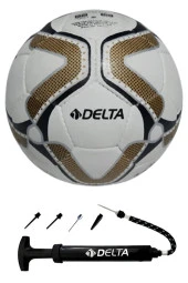 Delta Pro League El Dikişli 5 Numara Futbol Topu + Top Pompası - 1